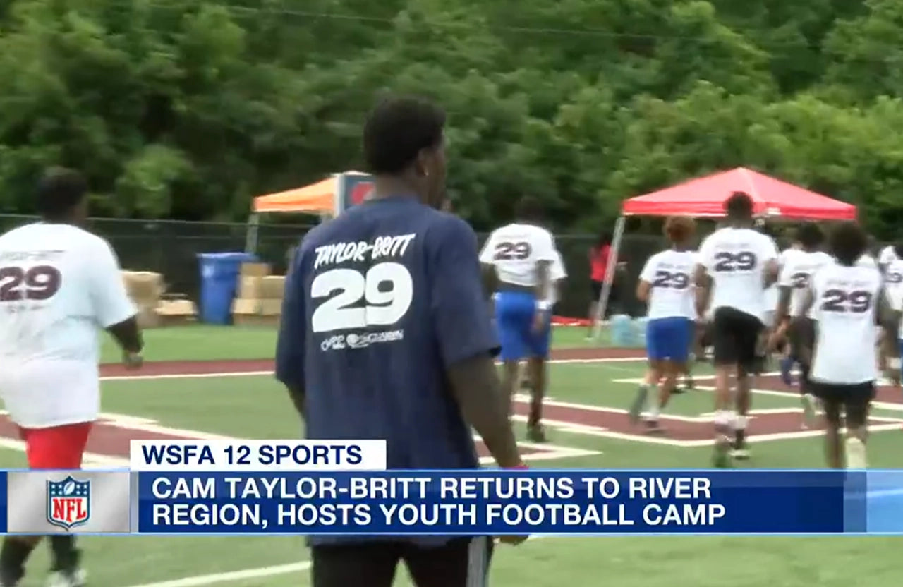 Cam Taylor-Britt returns to River Region, hosts youth football camp