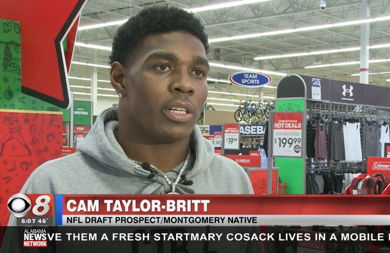 NFL Draft Prospect Cam Taylor-Britt Gives Back to Boys & Girls Club, MGM